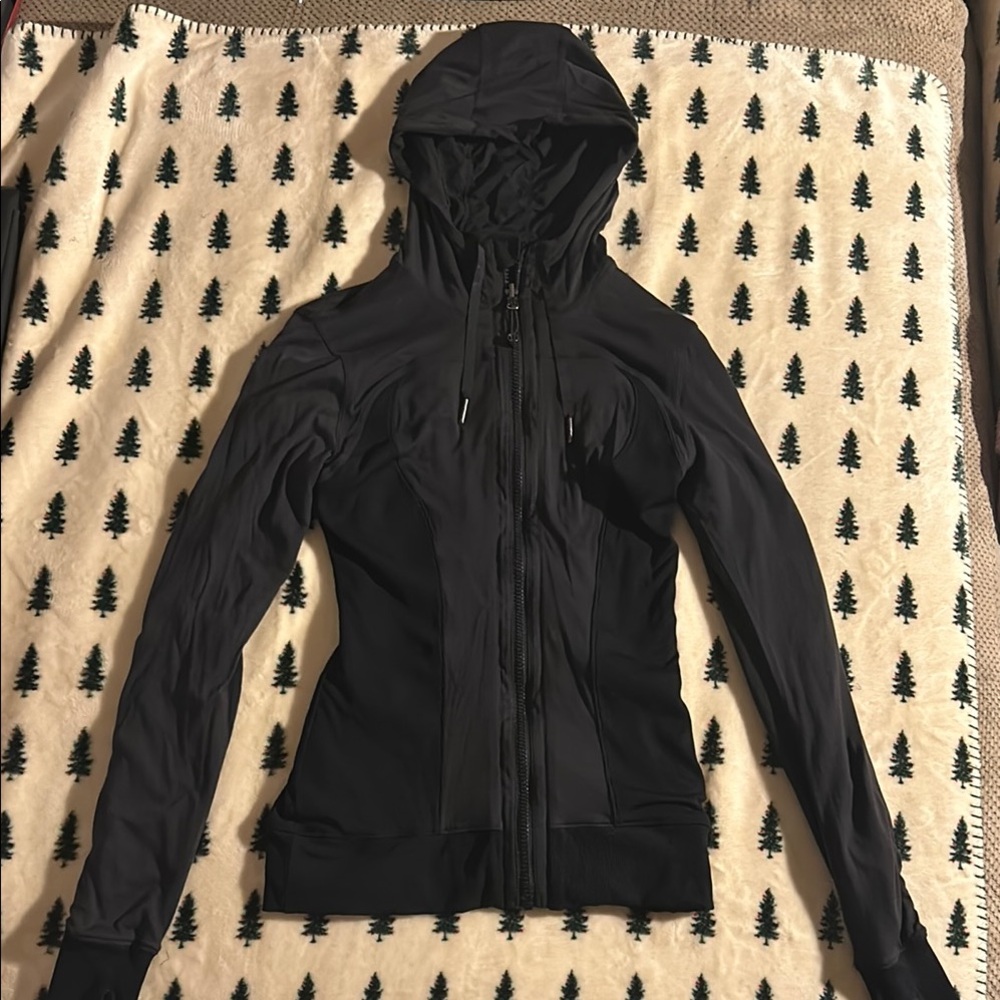 Lululemon black define reversible jacket with hoodie